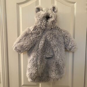 Baby & Child Restoration Hardware Luxe Faux Fur Baby Bunting Gray Fox 0-6 Months